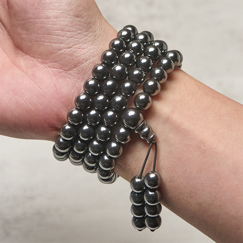 Buddha Stones 108個のテラヘルツビーズ フォーカス クラリティマーラー数珠 - image 3