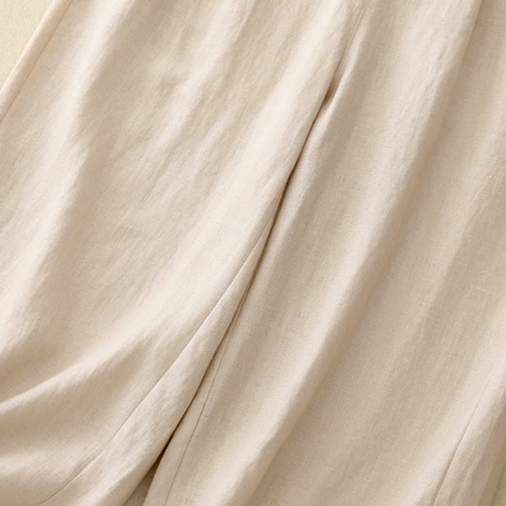 Buddha Stonesレディース 春 無地 シンプル 7-8丈 コットンパンツ ポケット付き - image 15