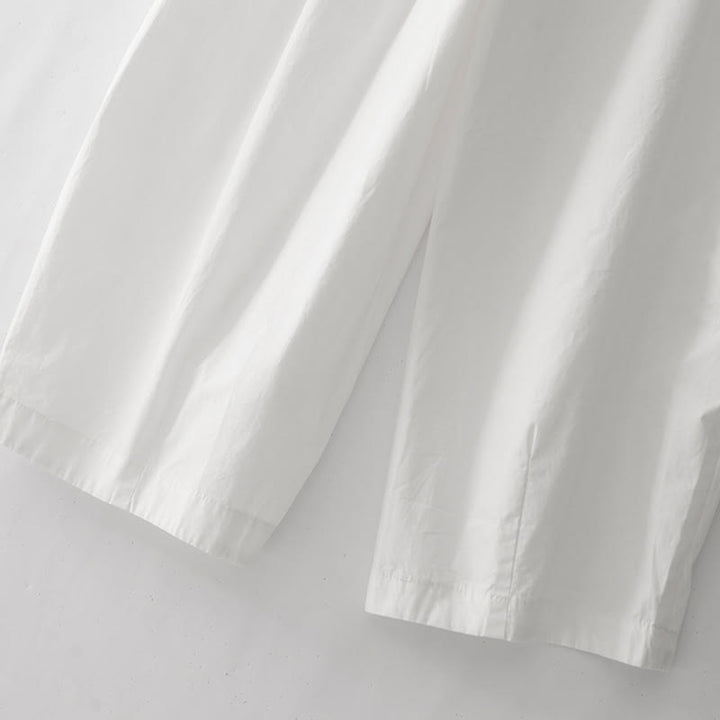 Buddha Stones無地 ハイウエスト プリーツデザイン レディース ハーレムパンツ ポケット付き - image 17