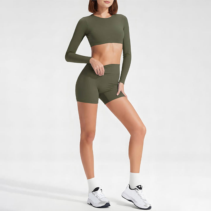 Buddha Stones長袖 バックレス ブラ スポーツ フィットネス ヨガ レディース タンクトップ - image 25