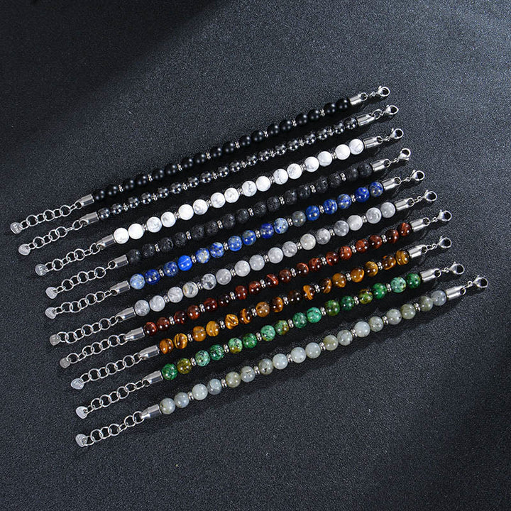 Buddha Stonesタイガーアイ 各種天然石ビーズ守護ブレスレット - image 25