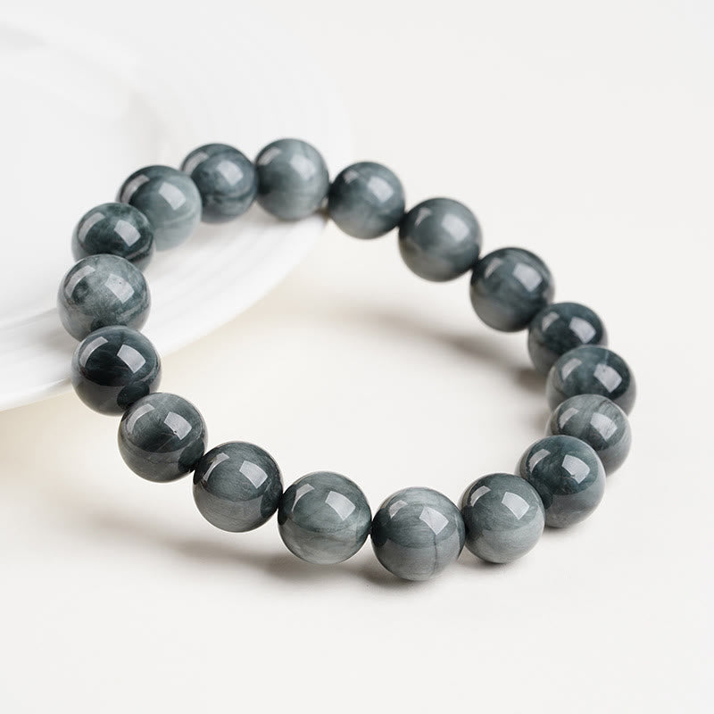 Buddha Stonesイーグルアイストーン ポジティブカーム ビーズブレスレット - image 11