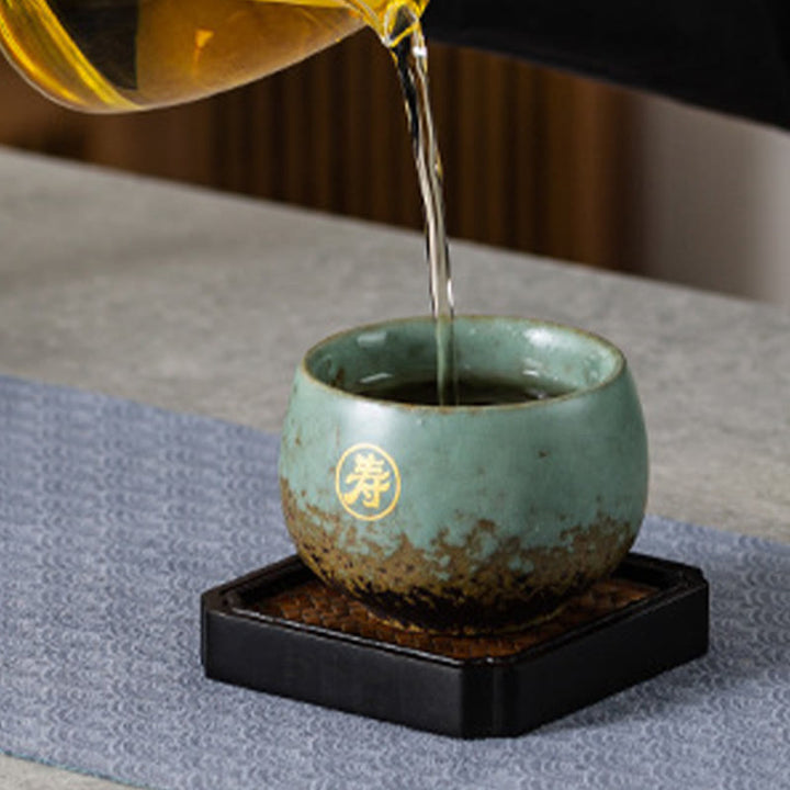 Buddha Stones手描きフーキャラクターセラミックティーカップカンフーティーカップギフトボックス付き - image 4