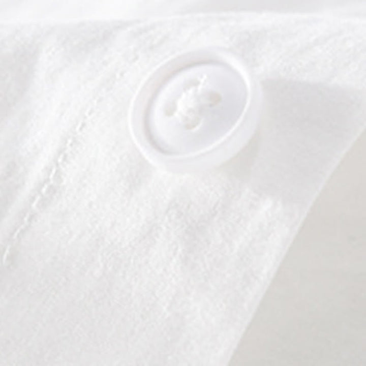 Buddha Stones秋 スクエア カラーブロッキング 装飾ポケット ボタンダウン スタンドカラー 長袖 メンズ コットンシャツ - image 11