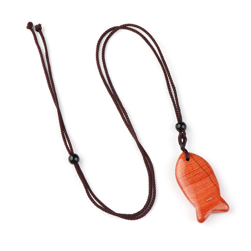 Buddha Stones鯉クリスタル インド瑪瑙 アメジスト トパーズ レッドジャスパー成就温もり ネックレス ペンダント - レッドジャスパー - image 10