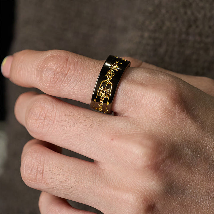 Buddha Stones銅製ワード調整可能バランスリング - image 10