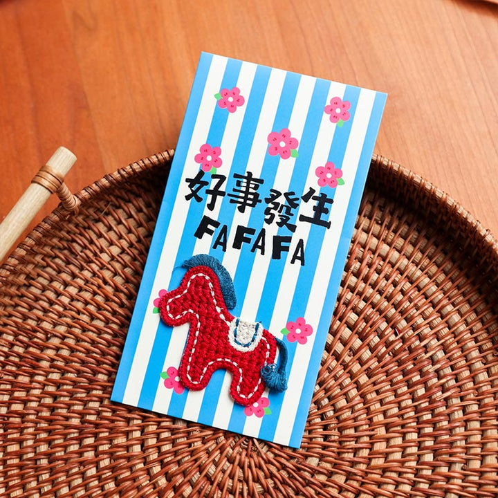 Buddha Stones午年 2026 新年 刺繍 幸運 祝福 6枚入り 中国製 赤封筒 - image 18