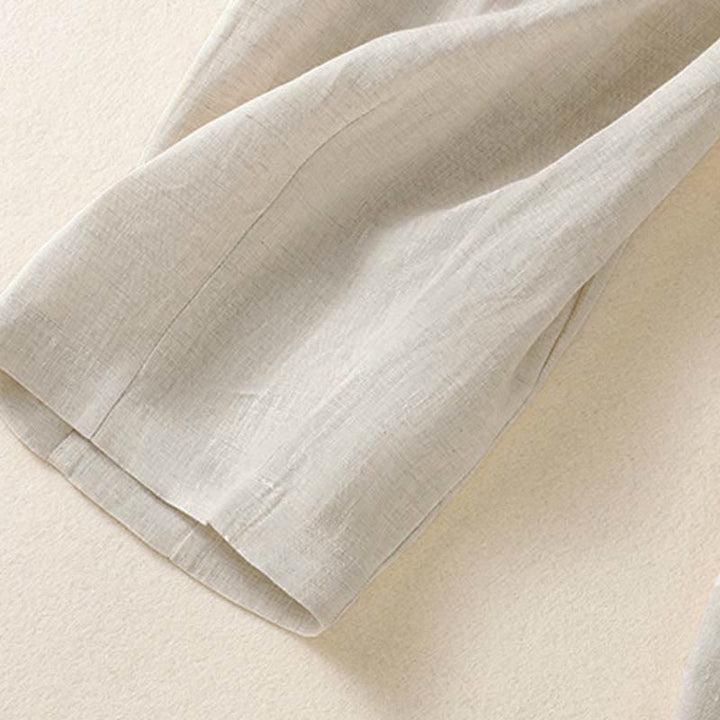 Buddha Stones夏用ボタンジッパーアンクル丈レディースパンツ ポケット付き - image 38