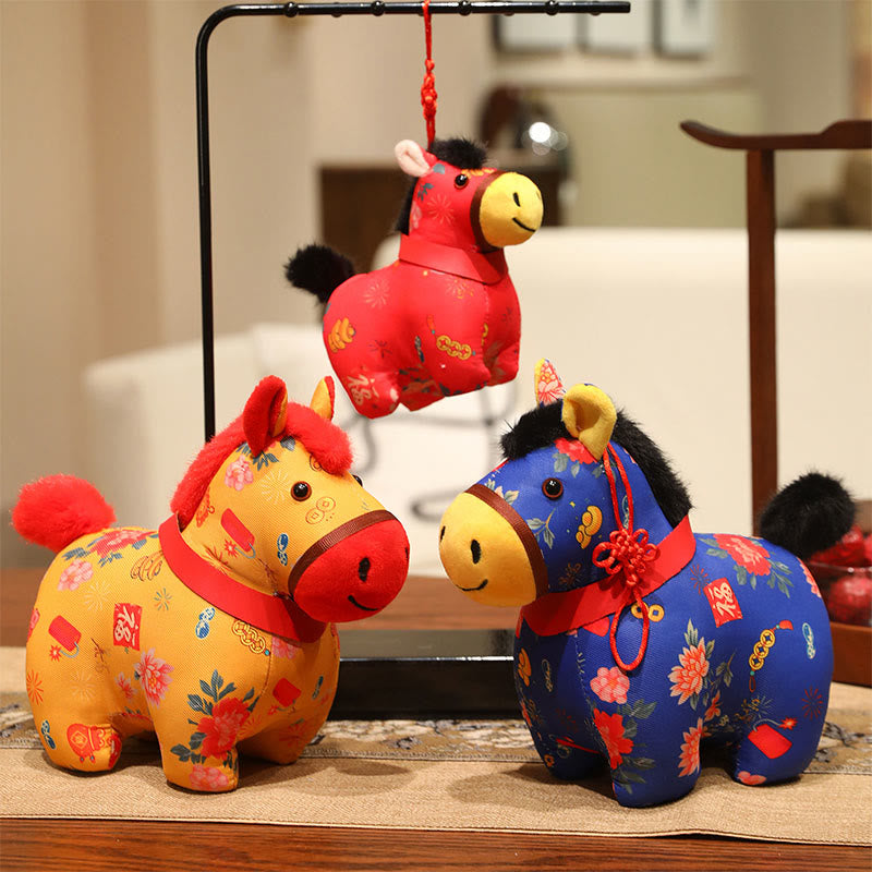 馬年用Buddha Stones赤紐中国結び 吊り下げ飾り - image 22