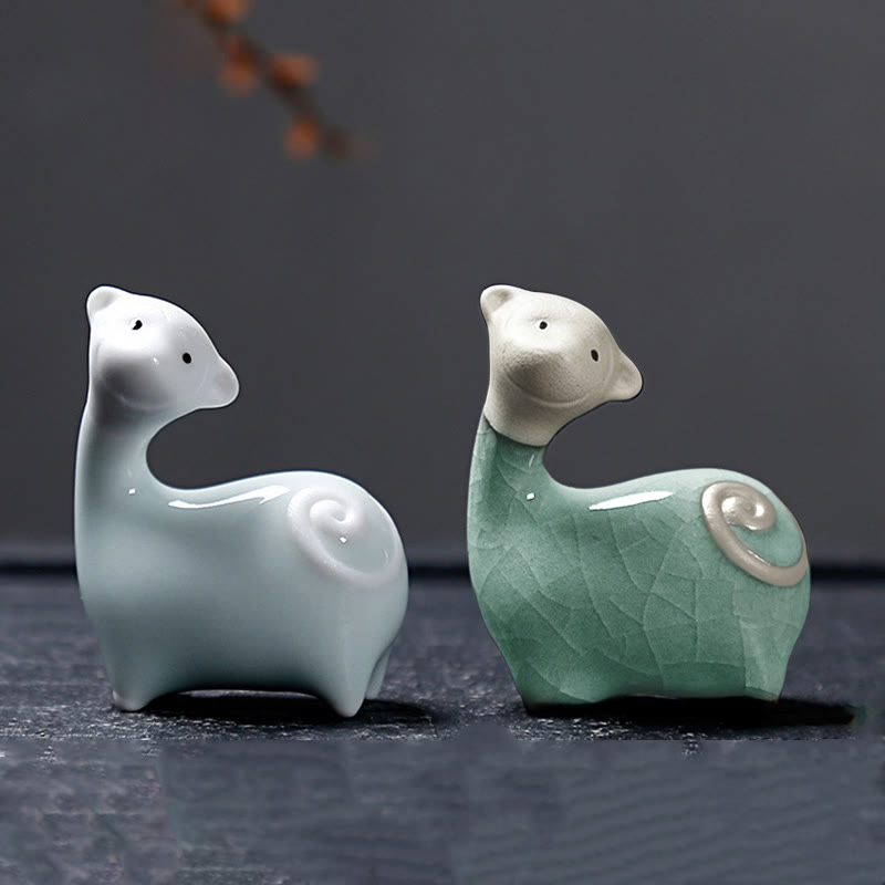 Buddha Stones十二支 陶器 ティーペット ホームデコレーション - image 41