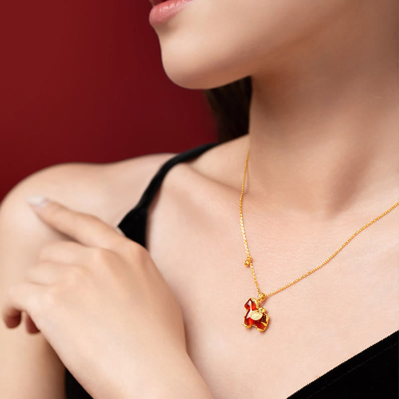 Buddha Stones馬年 赤瑪瑙 自信のネックレスペンダント - image 3