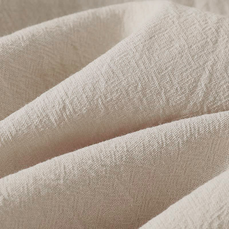 Buddha Stones秋 無地 クルーネック バック3つボタンデザイン レディース コットン 長袖シャツ - image 9