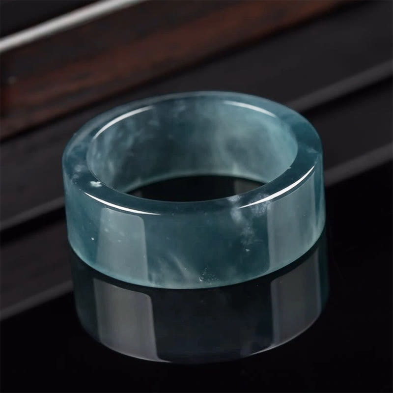 Buddha Stones 翡翠の幸運と豊穣の豊かさの指輪 - image 2