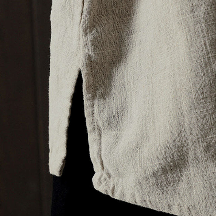 Buddha Stones 秋冬 無地 クルーネック カラフル ボタンダウンデザイン レディース コットン 長袖シャツ - image 14