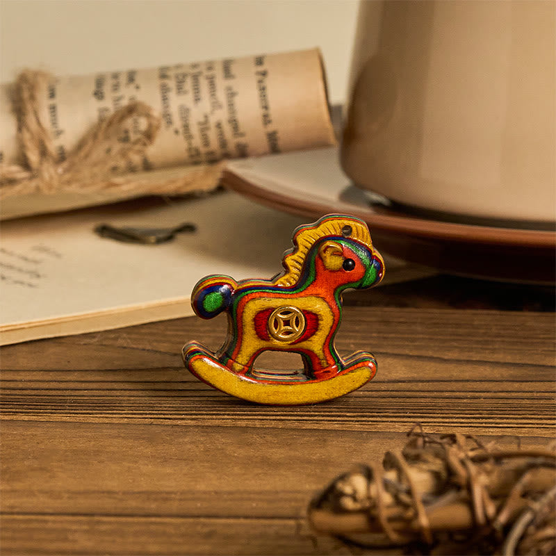 Buddha Stones、午年銅貨、レインボーユーカリ、創造性デスクデコレーション - image 1