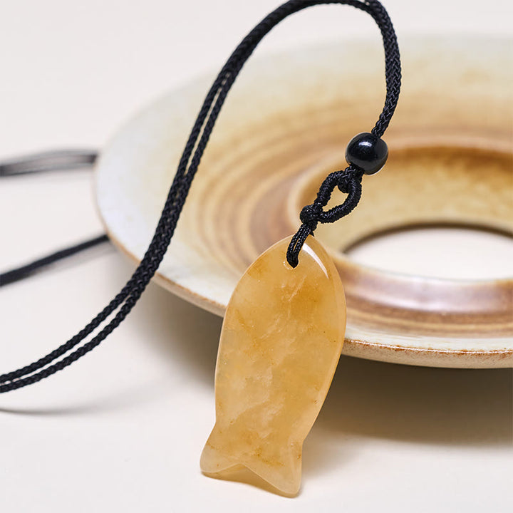 Buddha Stones鯉クリスタル インド瑪瑙 アメジスト トパーズ レッドジャスパー成就温もり ネックレス ペンダント - image 16