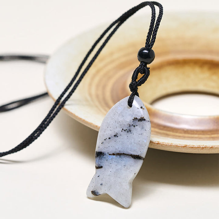 Buddha Stones鯉クリスタル インド瑪瑙 アメジスト トパーズ レッドジャスパー成就温もり ネックレス ペンダント - image 24