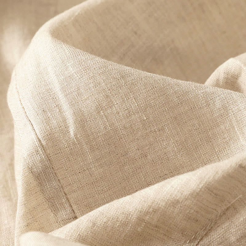 Buddha Stones 夏用無地Vネックボタンシンプルデザインレディース半袖シャツ - image 9