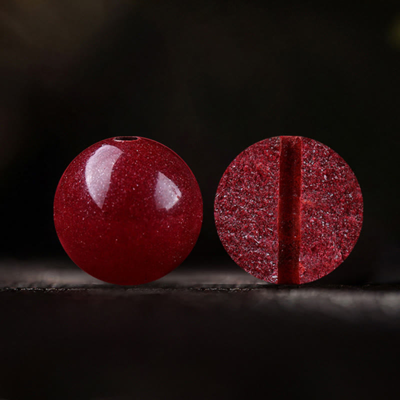 Buddha Stones 午年の辰砂の良縁祈願ブレスレット - image 13