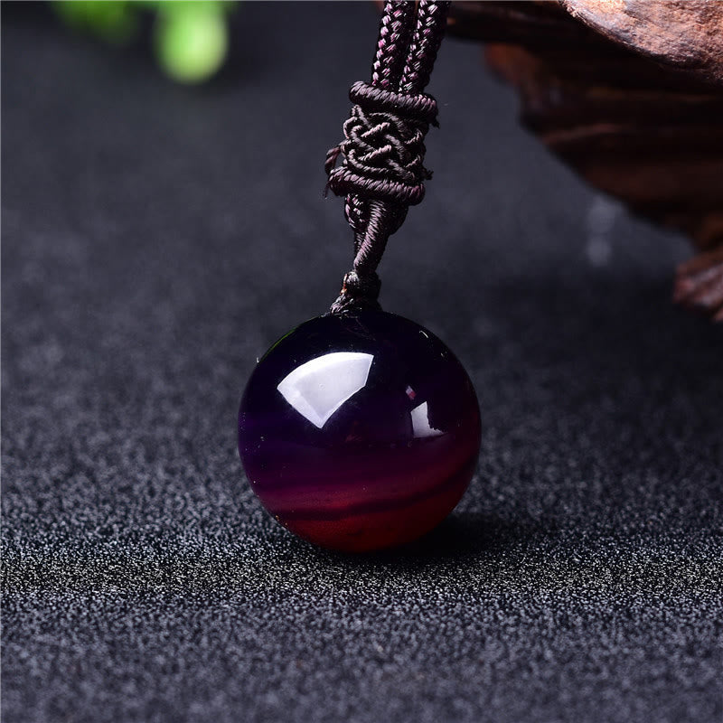 Buddha Stones アメジスト、イエローアゲート、各種アゲート、ピンククリスタル、ラズライト、ラピスラズリ、バランスネックレス、ペンダント - image 1