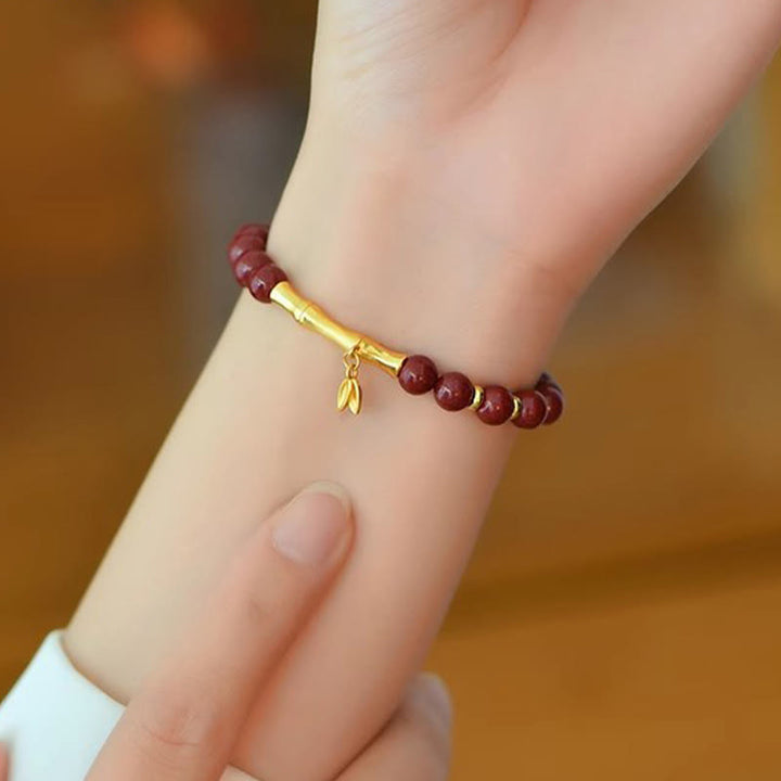 Buddha Stones シナバー 925 スターリングシルバー コンセントレーションブレスレット - image 11