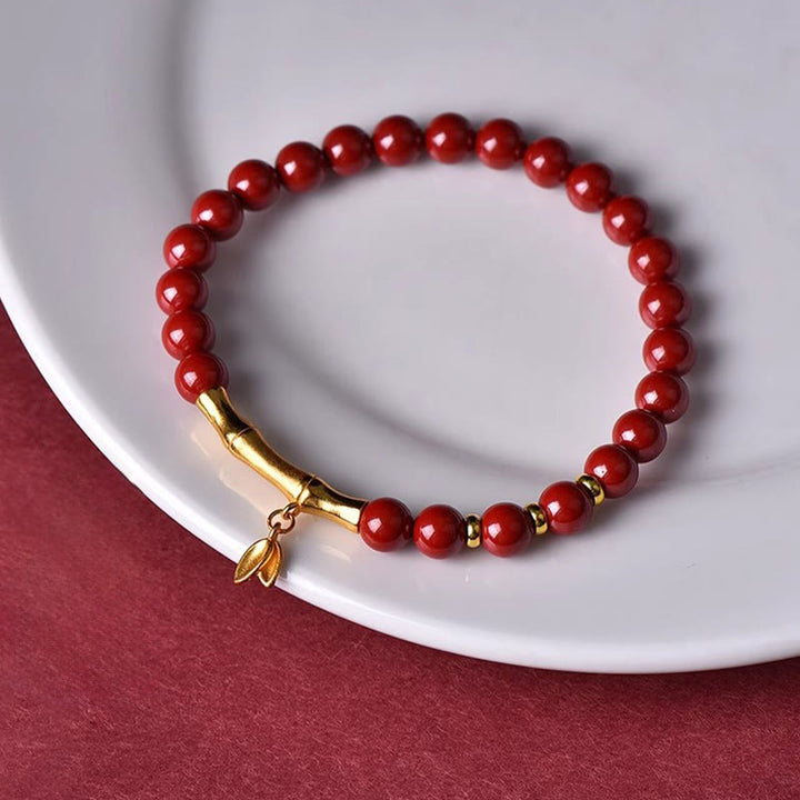 Buddha Stones シナバー 925 スターリングシルバー コンセントレーションブレスレット - image 4