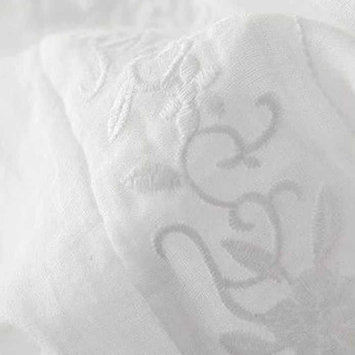 Buddha Stonesサイド刺繍デザインレディース7-8丈ワイドレッグパンツ（ポケット付き） - image 11