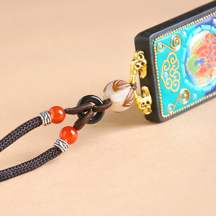 Buddha Stones薬師如来黒檀ネックレス ペンダント - image 9