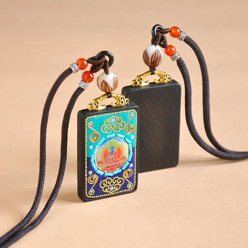 Buddha Stones薬師如来黒檀ネックレス ペンダント - image 7