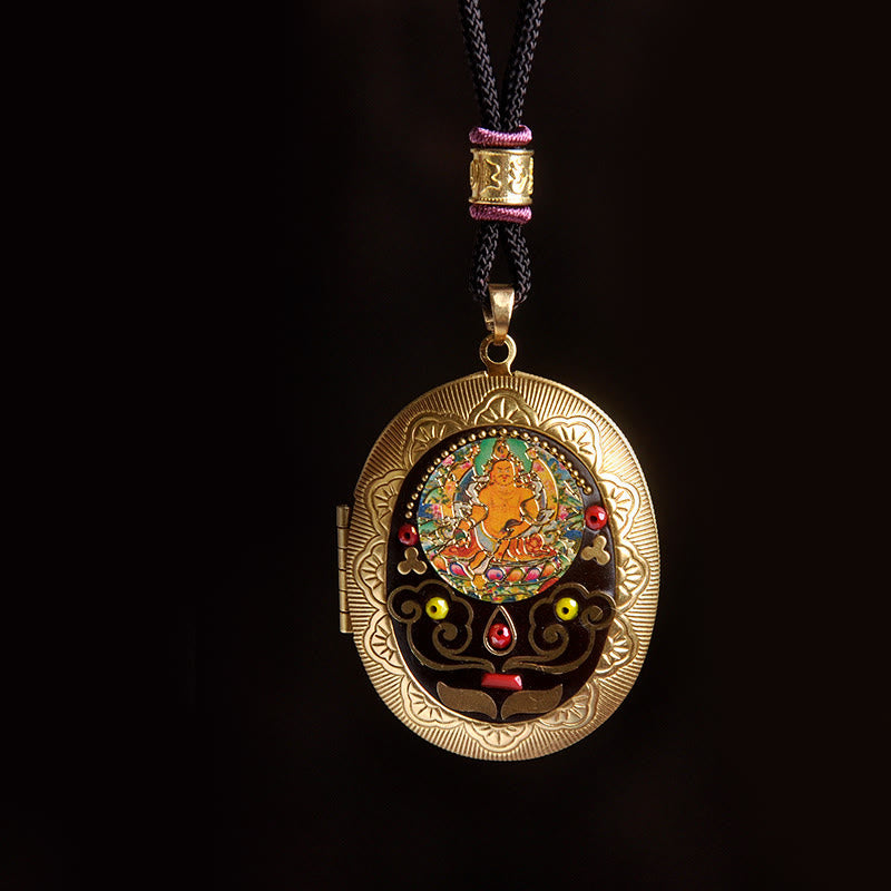 Buddha Stones 銅観音観音ザキラム富ペンダント ネックレス - 財神ロープ（ネックレスの長さ：72cm） - image 22