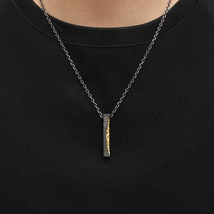 Buddha Stones 999スターリングシルバー999ゴールドオーム・マニ・パドメ・フムウィズダムネックレスペンダント - image 9