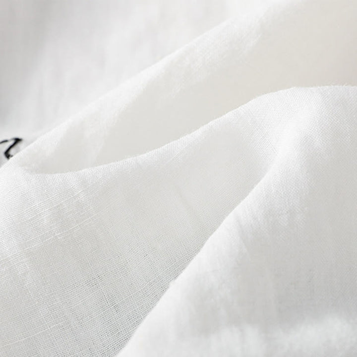 Buddha Stones コーラルひょうたん柄クルーネック半袖レディースポリエステルシャツ - image 15