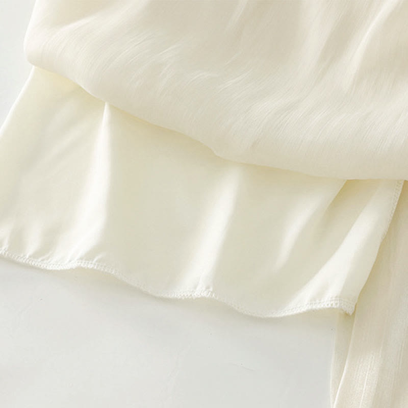 Buddha Stones 夏用無地レディースポリエステルパンツ - image 11