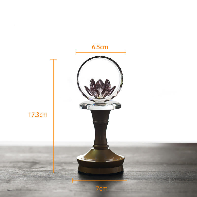 Buddha Stones ロータス銅真鍮新スタートホームデコレーション - 銅真鍮ベース - 6.5×17.3×7cm - 充電式 - image 24