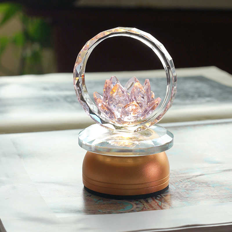 Buddha Stones ロータス銅真鍮新スタートホームデコレーション - image 3