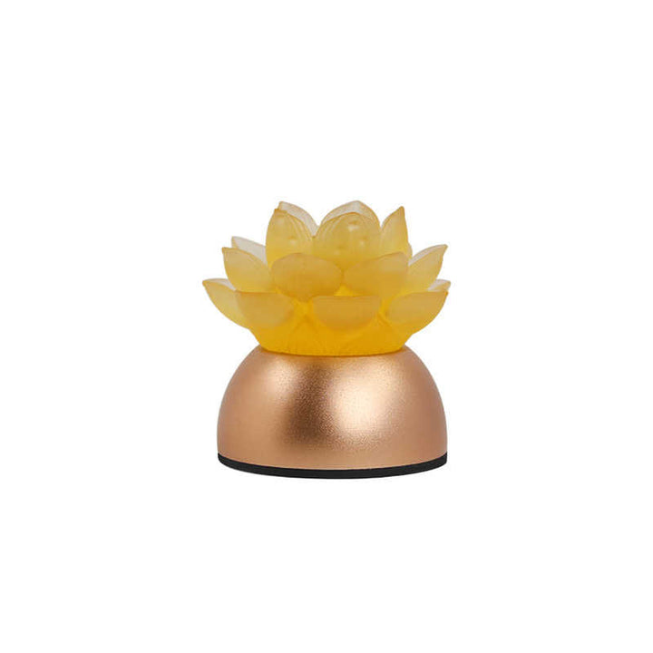 Buddha Stones 蓮の花リュリガラス銅製新スタートホームデコレーション - image 12