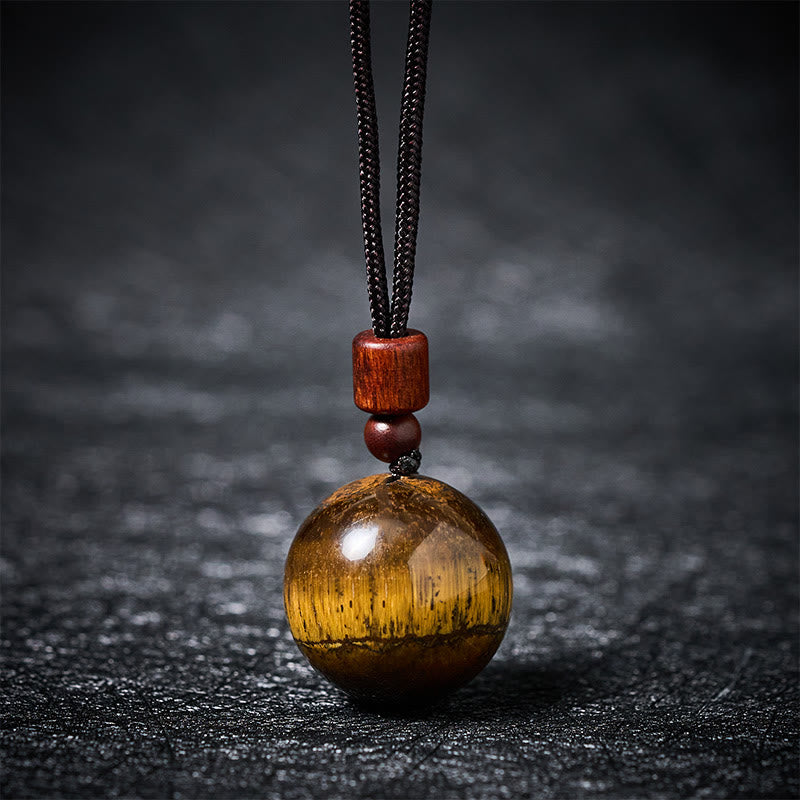 Buddha Stones ホワイトクリスタル ピンククリスタル タイガーアイ スモーキークォーツ プロテクションネックレスペンダント - イエロータイガーアイ - image 21