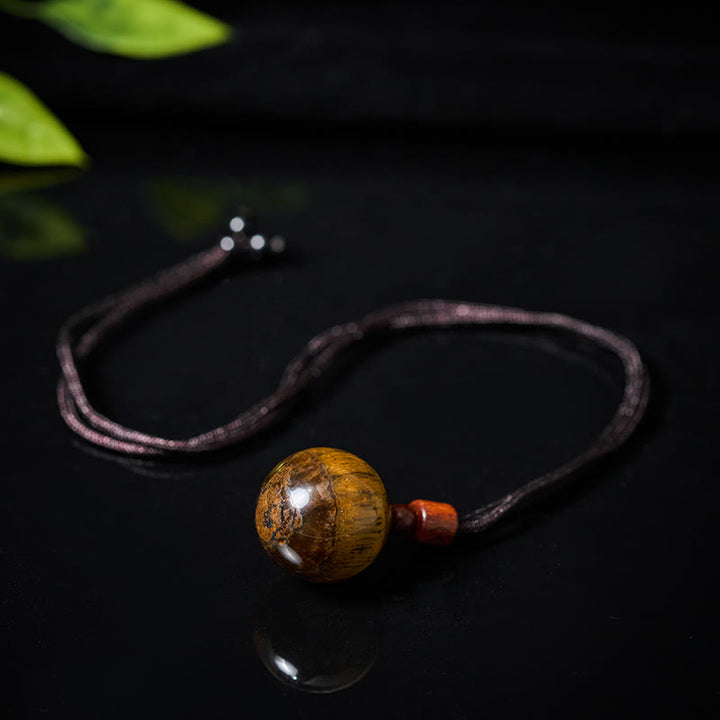 Buddha Stones ホワイトクリスタル ピンククリスタル タイガーアイ スモーキークォーツ プロテクションネックレスペンダント - image 23