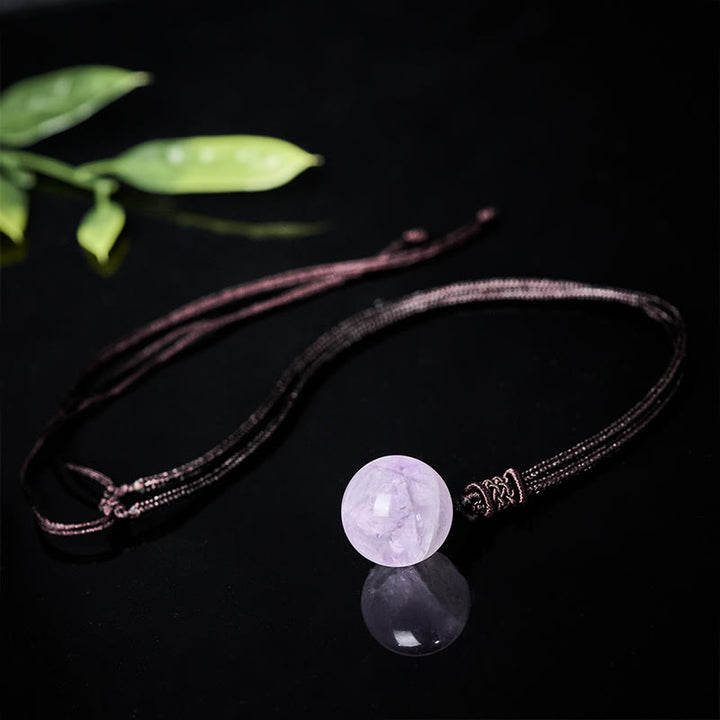 Buddha Stones アメジスト、イエローアゲート、各種アゲート、ピンククリスタル、ラズライト、ラピスラズリ、バランスネックレス、ペンダント - image 2