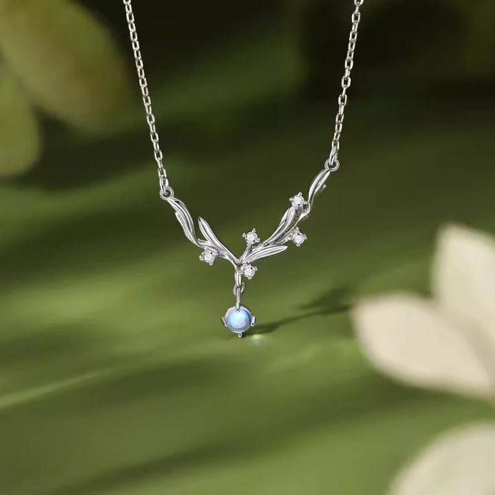 Buddha Stones 925スターリングシルバーのヤドリギ、悪霊を遠ざけるネックレスペンダント - 925スターリングシルバー - image 0