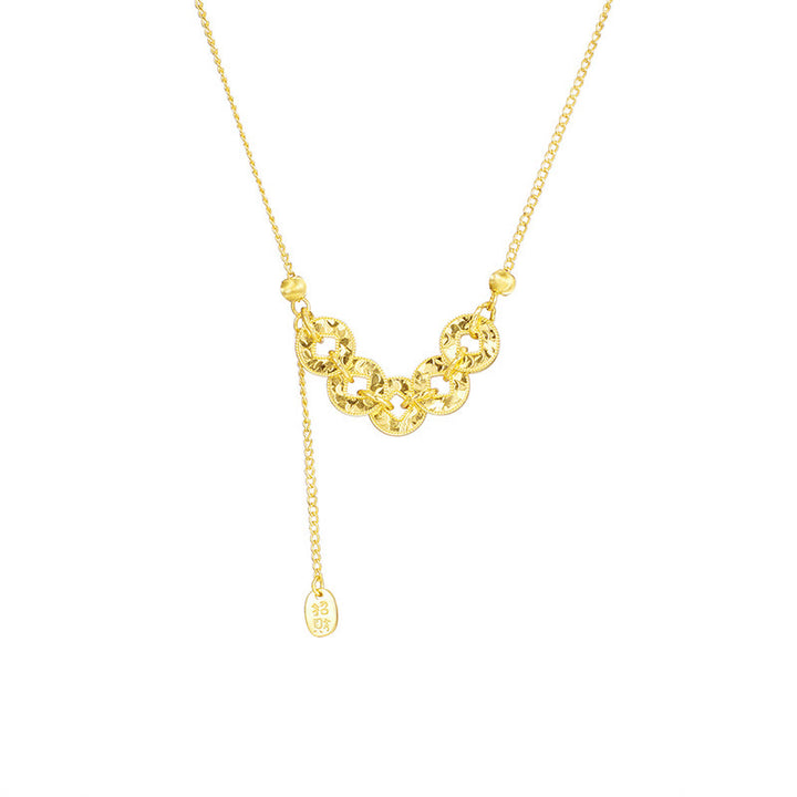 Buddha Stones 925スターリングシルバー五帝コイン守護リングブレスレットネックレスペンダント - image 1