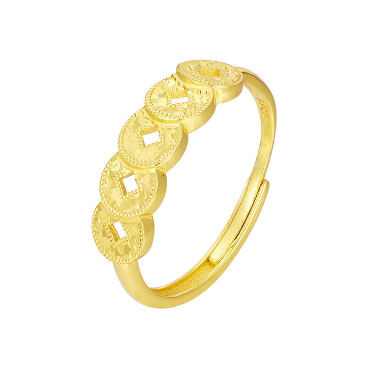 Buddha Stones 925スターリングシルバー五帝コイン守護リングブレスレットネックレスペンダント - image 14