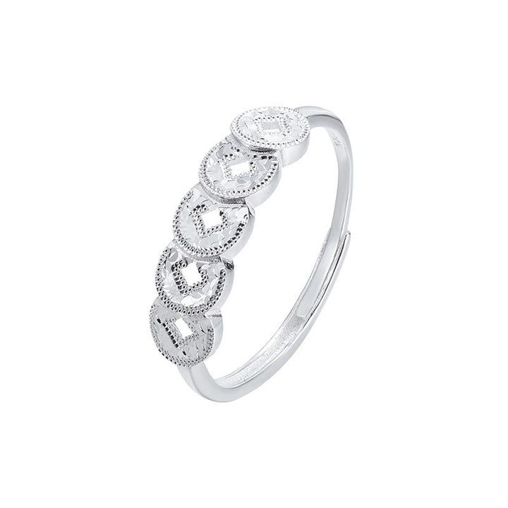 Buddha Stones 925スターリングシルバー五帝コイン守護リングブレスレットネックレスペンダント - image 16