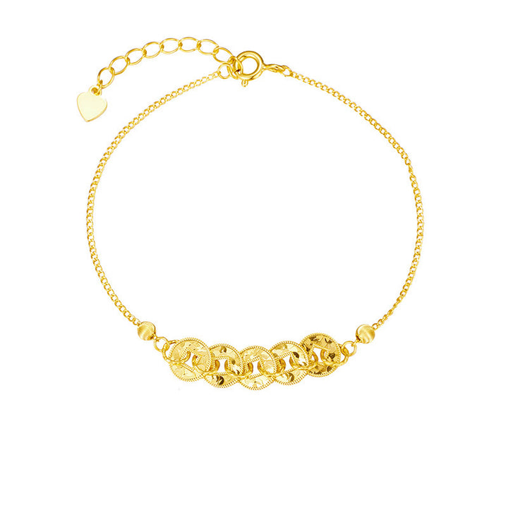 Buddha Stones 925スターリングシルバー五帝コイン守護リングブレスレットネックレスペンダント - image 10