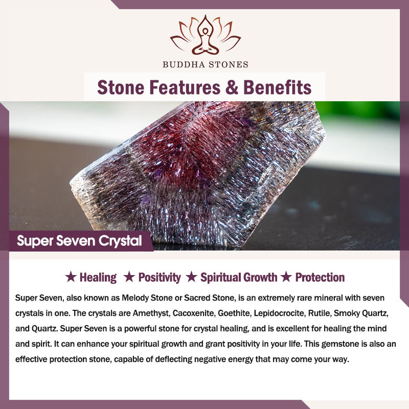 Buddha Stones 天然アクアマリン スーパーセブンクリスタル スパークリングファセットビーズ ピースブレスレット - image 8