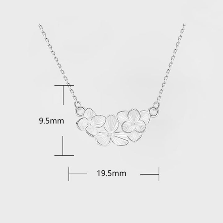 Buddha Stones 999スターリングシルバー製フラワー良縁祈願ネックレスペンダント - image 5