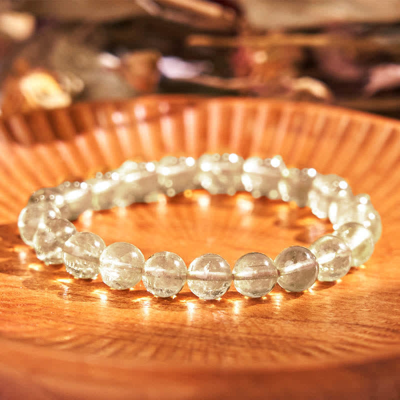 Buddha Stones天然ルチルクォーツ 縁起の良い守護ブレスレット - image 7
