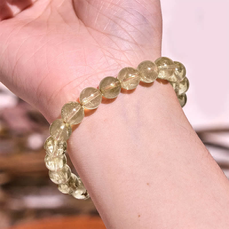 Buddha Stones天然ルチルクォーツ 縁起の良い守護ブレスレット - image 8