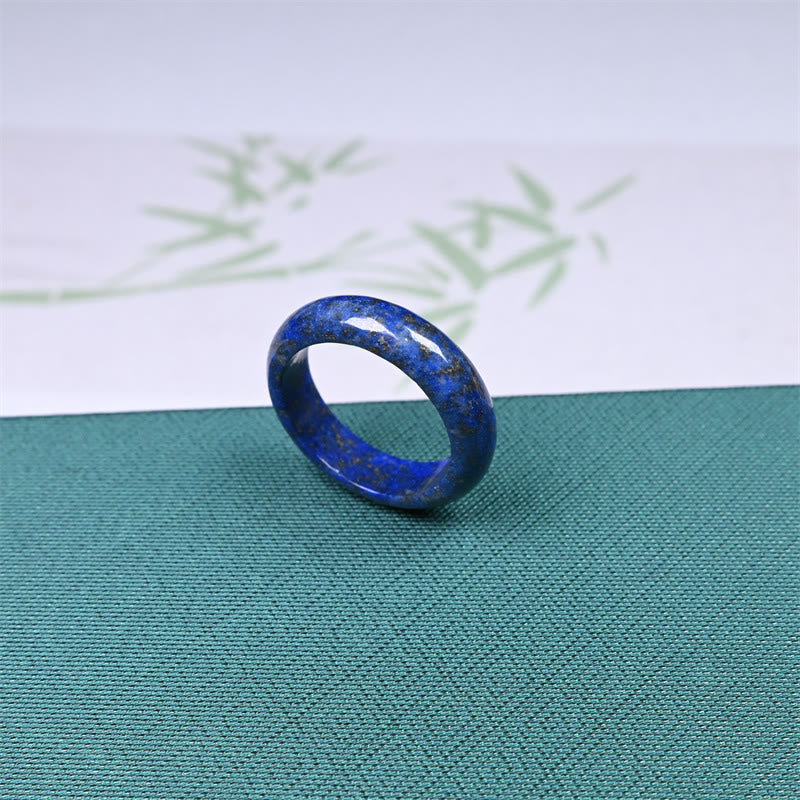 Buddha Stones 天然ラズライト（ラピスラズリ）セルフケアリング - image 2