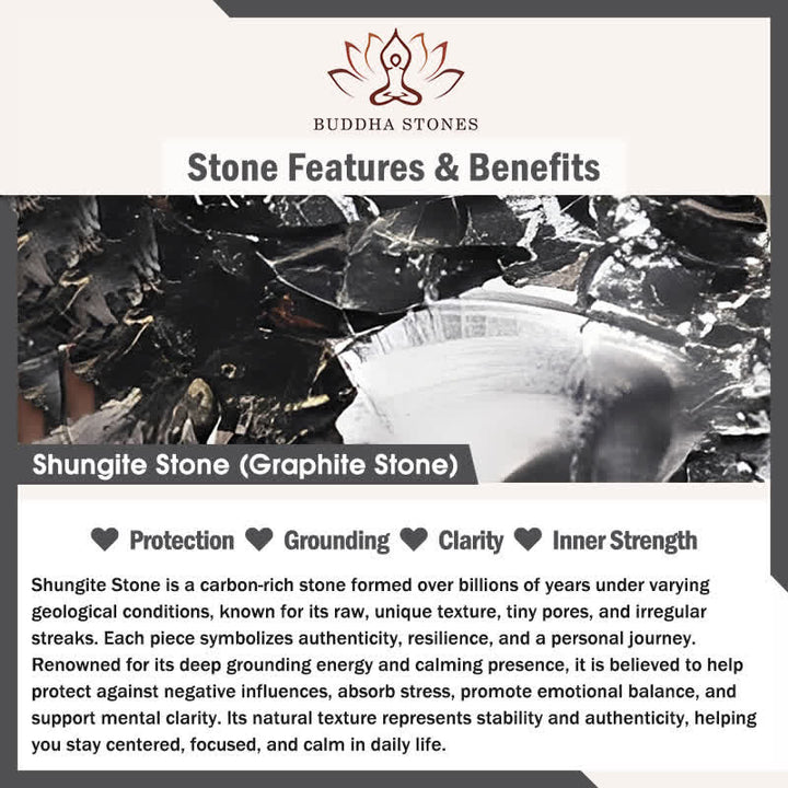 Buddha Stonesのシュンガイト石陰陽八卦守護ネックレスペンダント - image 5